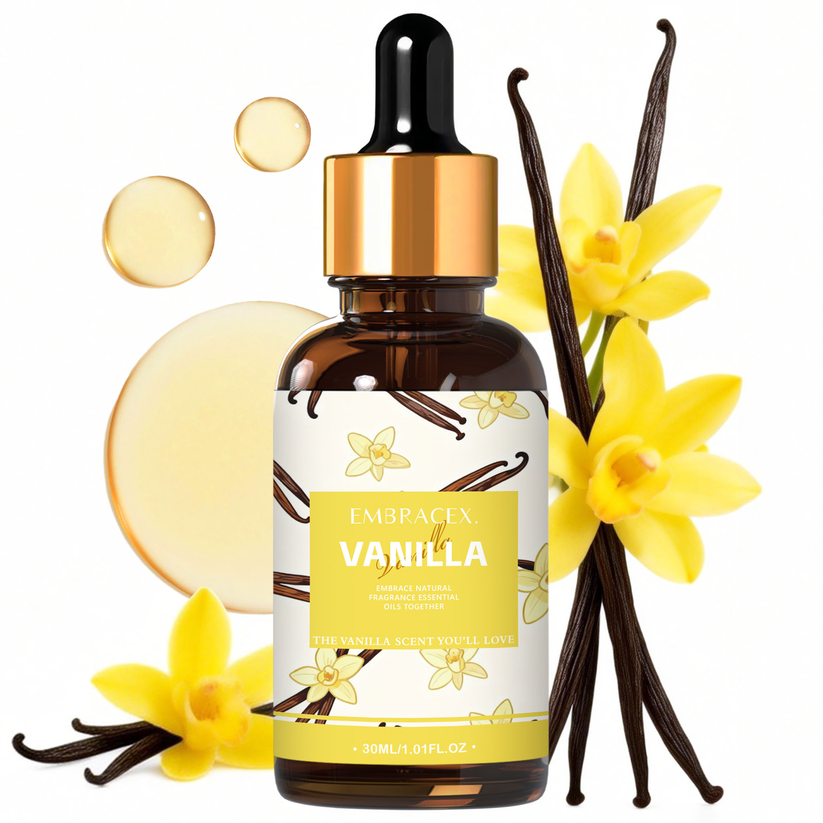 Huiles parfumées à la vanille  - Home Fragrance Gift avis et prix