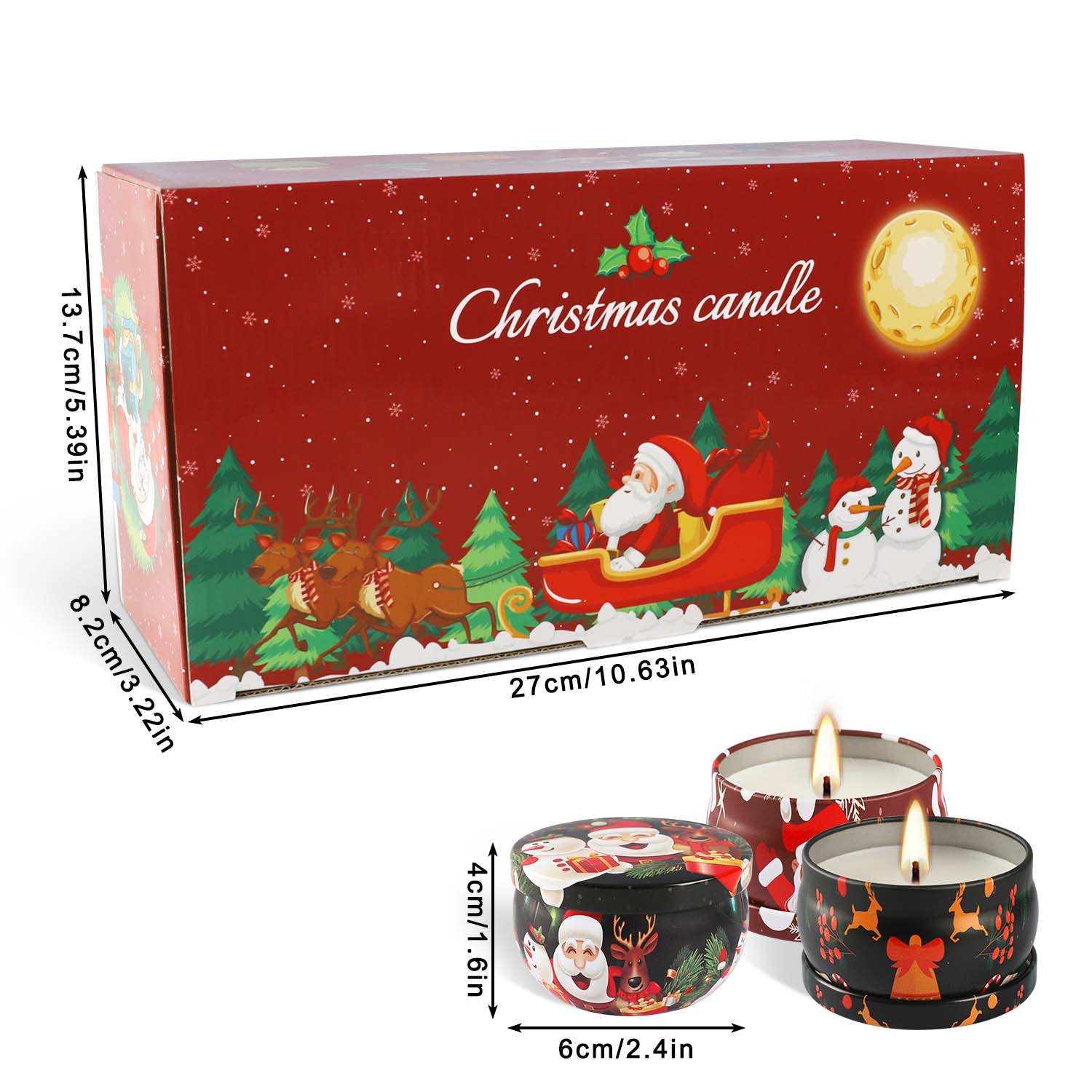 Ensemble de 16 bougies parfumé - Home Fragrance Gift avis et prix